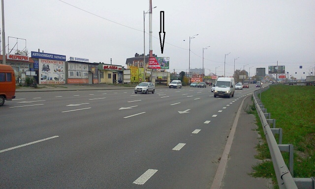 Щит 6x3,  Кольцевая дорога, напротив ул. Зодчих направление на пр-т Победы. (2)